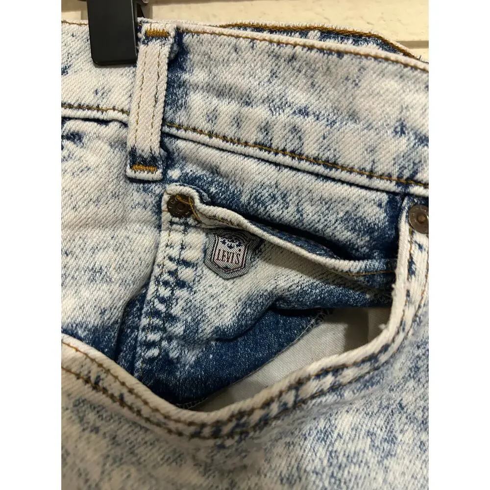 Vintage Levi's Silvertab Acid Washed Jeans Mens Size 32x32 Baggy Made in USA